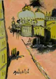 Venezia by Remo Brindisi, oil on canvas, offered Jun 2014