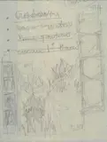 Fortunato Depero, Sala del Consiglio Provinciale di Trento (Studio per dipinto "Prospettive storiche e simboli folcloristici)
