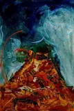 Vulcano by Mario Schifano, 1986, offered Jun 2014