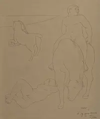 Senza titolo by Fernando Botero, 1954, offered Jun 2014