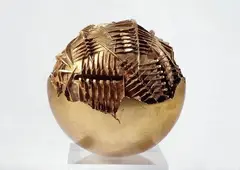 Sfera by Arnaldo Pomodoro, 1983, Inciso sull' opera: "A. Pomodoro - Artcurial, offered Jun 2014
