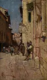Telemaco Signorini, Una via di Empoli
