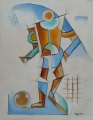 Il calciatore by Aleksandr Michajlovic Rodchenko, offered Apr 2014