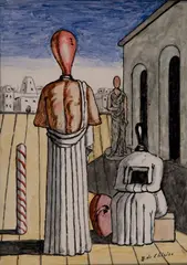 Le muse by Giorgio de Chirico, 1974, offered Apr 2014