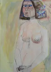 Figura by Bruno Cassinari, 1988, offered Apr 2014