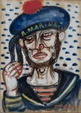 Marinaio by Giuseppe Migneco, offered Apr 2014