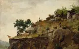 Giuseppe Palizzi, Capraio con gregge