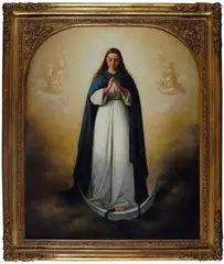 Beata Vergine by Geremia Discanno, 1863, offered Feb 2014
