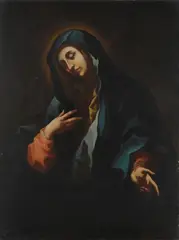 Vergine dolente by Antonio Nicola Pillori, Expertise di Mina Gregori., offered Feb 2014