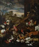 Leandro Bassano, L'ingresso degli animali nell'Arca di Noè