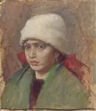 Cesare Ciani, Ritratto di ragazza