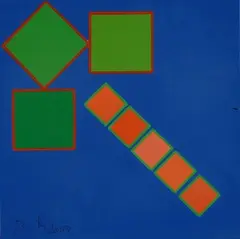 Ariba by Achille Perilli, 2009, offered Dec 2013