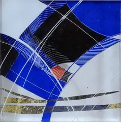 Ben Ormenese, Senza titolo, mixed media and applicazioni on panel
