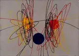 Roberto Crippa, Senza titolo, 1951, Sul verso: firma