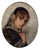 Angiolo Tommasi, Giovane donna con scialle