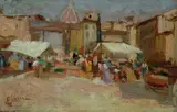Cesare Ciani, Mercato a Firenze