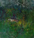 Plinio Nomellini, Paesaggio nel bosco