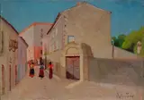 Giovanni Sircana, Casa di Grazia Deledda a Nuoro, 1953
