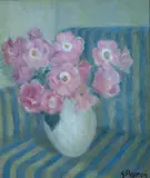 Guido Peyron, Fiori rosa nel vaso