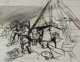 Ugo Attardi, Pescatori