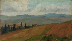 Paesaggio by Gino Danti, 1919, offered Nov 2013
