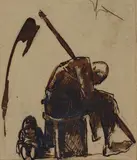 Enrico Sacchetti, Contadino