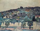 Sergio Scatizzi, Paesaggio, 1953