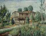 Alfredo Catarsini, Mattino. Case di campagna
