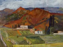 Paesaggio by Alfiero Cappellini, 1944, offered Nov 2013