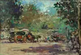 Sergio Bissi Cirno, Giardino con carrozze