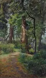 Adolfo Tommasi, Paesaggio con figura