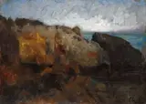 Vincenzo Cabianca, Scogli a Castiglioncello