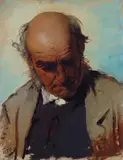 Teofilo Patini, Testa di vecchio, 1882