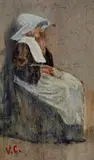 Vincenzo Cabianca, Suora seduta