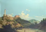 Alberto Pasini, Castello di Compiano, 1849