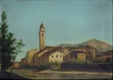 Alberto Pasini, Paese lungo il fiume, 1849
