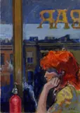 Alberto Sughi, Donna al bar
