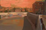 Ugo Attardi, Scorre il Tevere