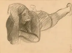 Figura distesa, 1929 by Achille Funi, offered Sep 2013
