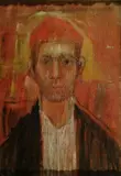 Mario Marcucci, Uomo con basco, Acquarello