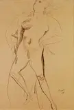 Bruno Saetti, Nudo di donna, 1975