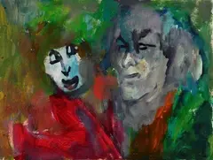 Due volti by Mino Maccari, offered Sep 2013