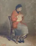 Giovanni March, Donna che ricama