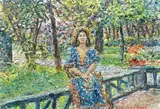 Guido Borgianni, Donna in giardino