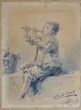 Carlo Orgero, Il piccolo flautista, 1912