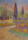 Dino Migliorini, Tabernacolo con cipressi