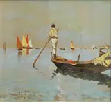 Enrico Frattini, Barcaiolo