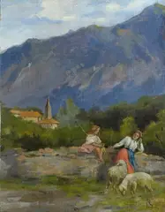 Roberto Venturi, Riposo delle pastorelle
