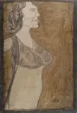 Pietro Ghizzardi, Figura in piedi (fronte); Busto di donna (retro)