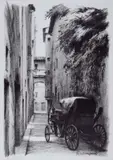Filippo Cianfanelli, Vicolo di strada con carrozza
